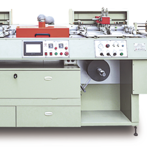 Silk screen label printing machine